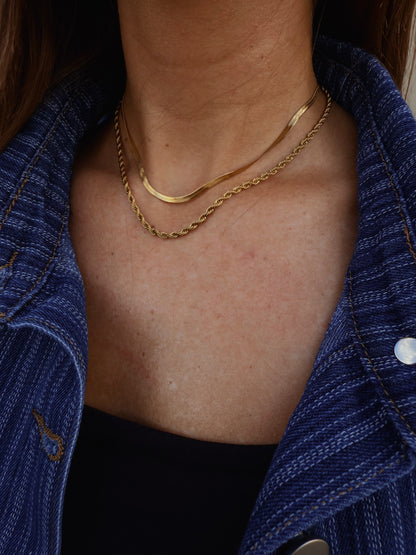 18k Dainty Gold Icon Necklace