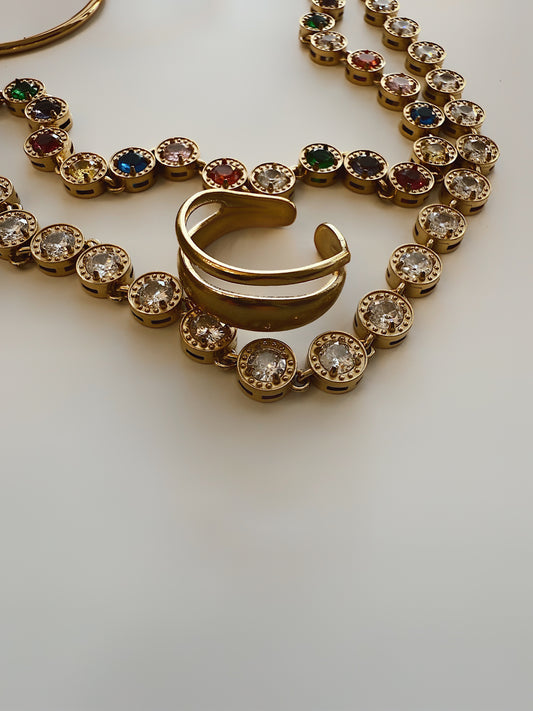 Katie Diamonds Tennis Necklace