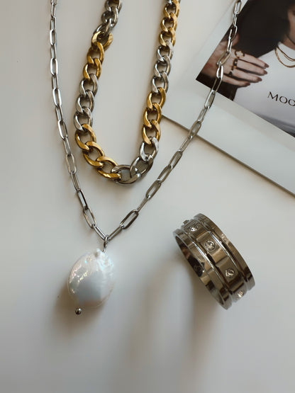 Lena Silver Pearl Drop