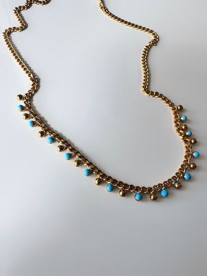Dainty Turquoise Girl Necklace