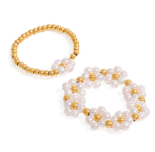Daisy Pop Ring Set
