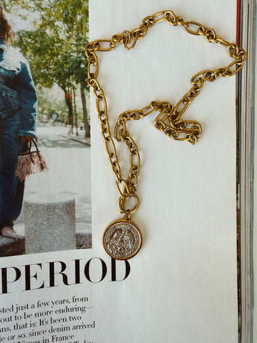 Peso Chain Link Necklace