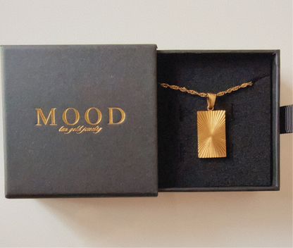 Golden Ray Pendant Necklace