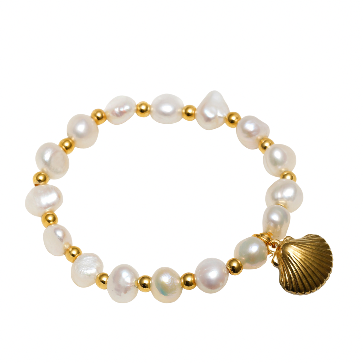 Cala Pearl Charm Bracelet