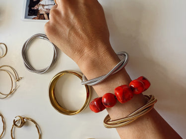 Coiled Up Soft Bangle