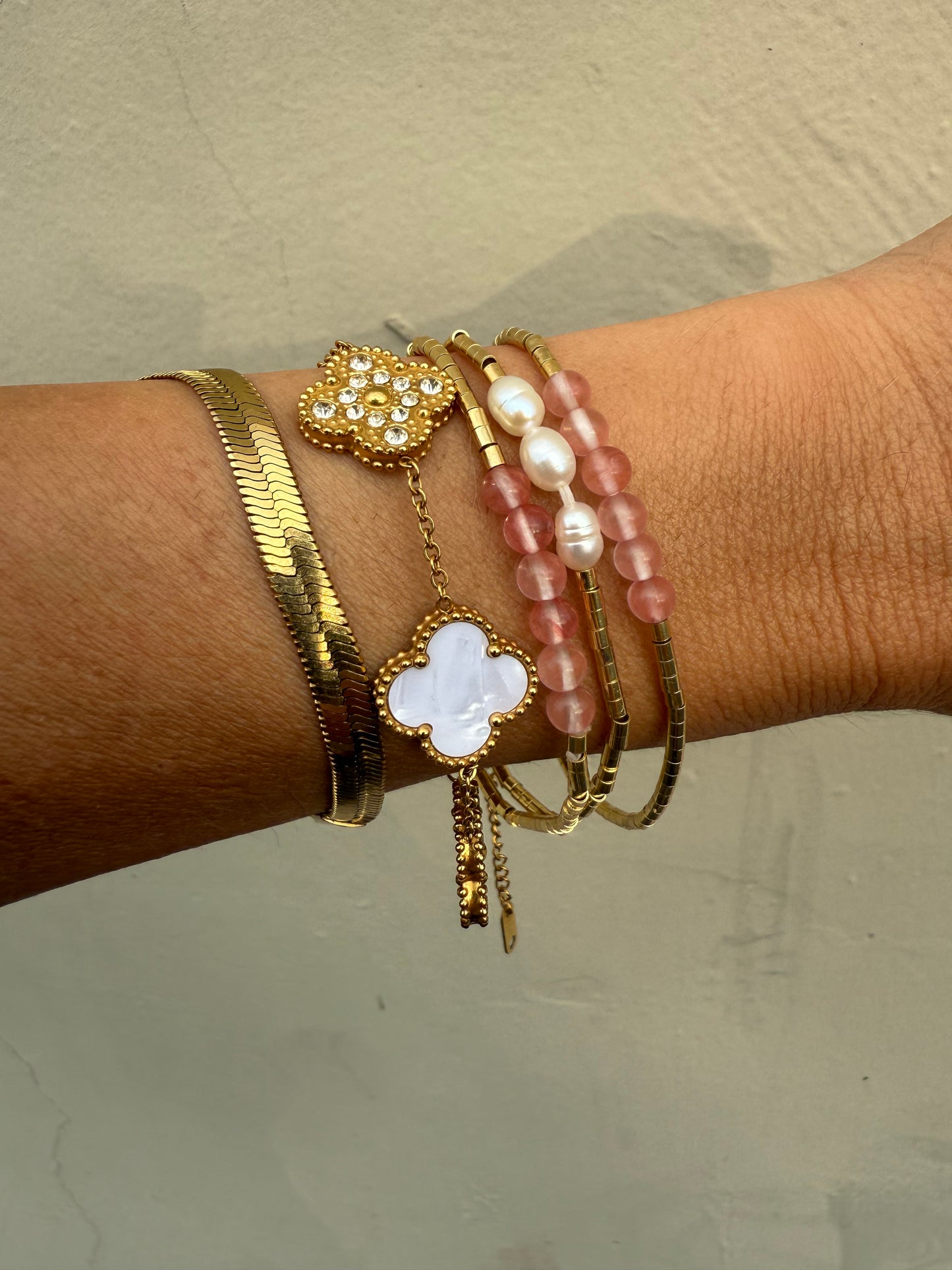 Diamond Clover Bracelet