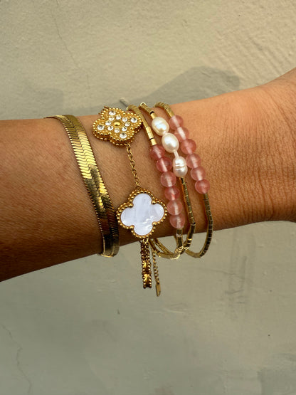 Diamond Clover Bracelet