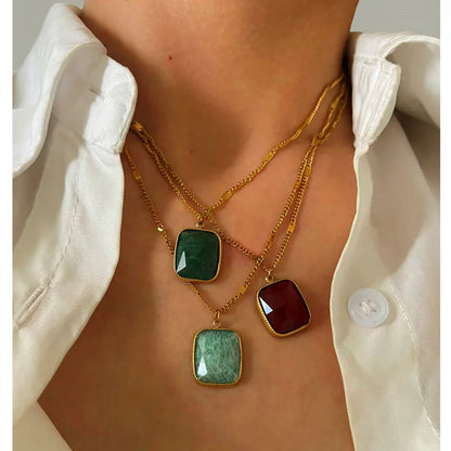 Noa Stone Necklace Pendant (3 Colors)