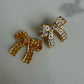 Diamond Bow Earrings