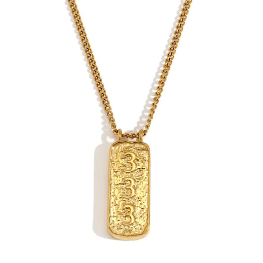 Aligned in Gold Necklace