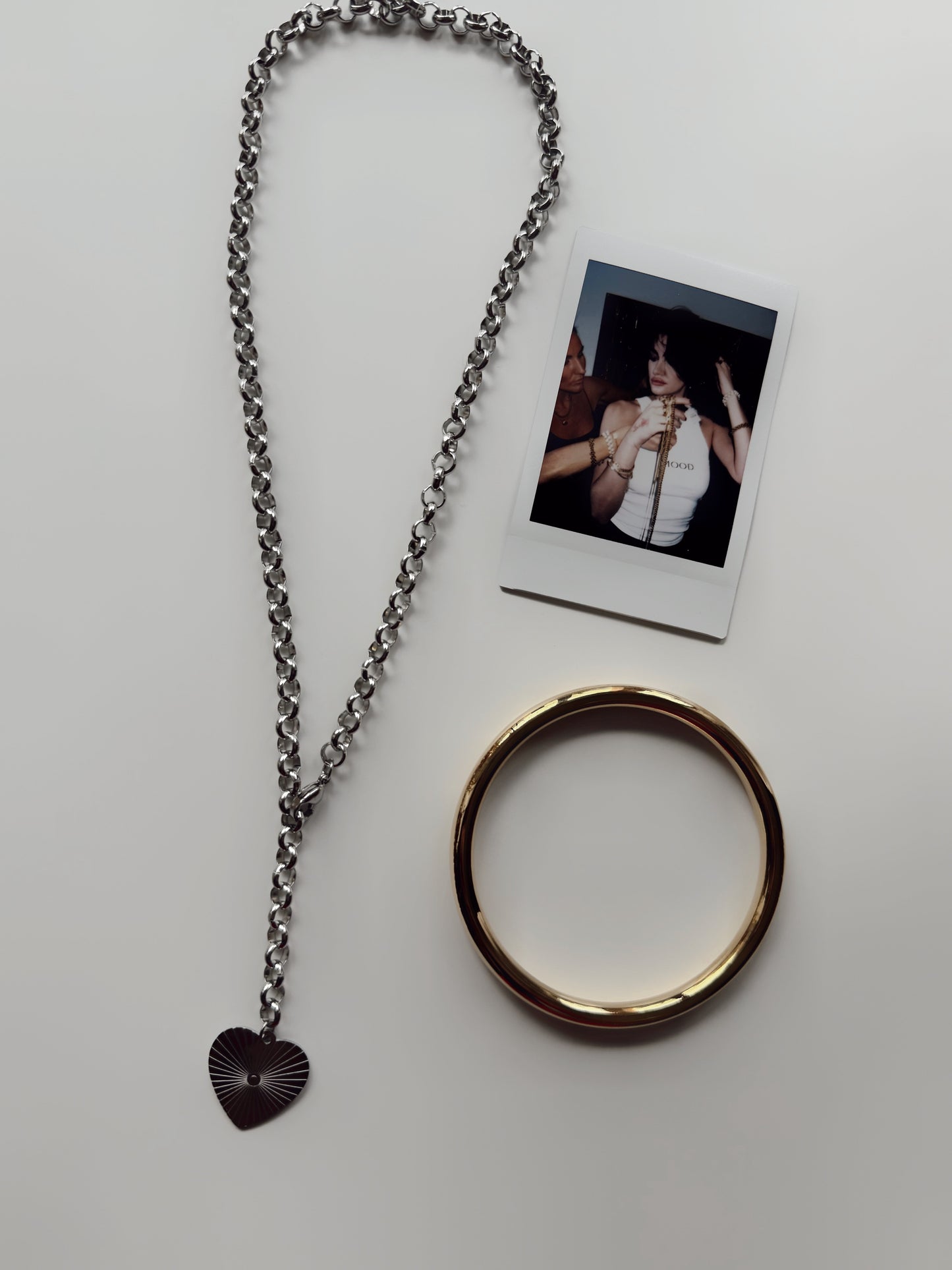 Silver Hearts Necklace