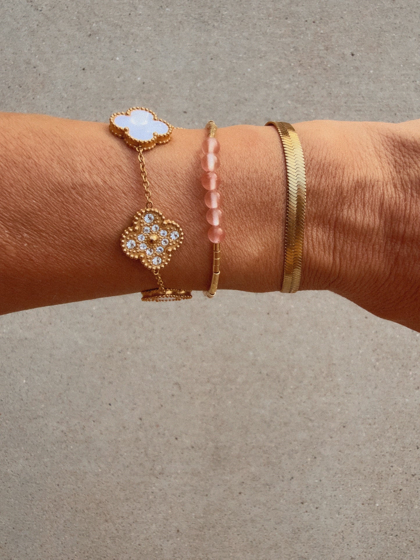 Diamond Clover Bracelet