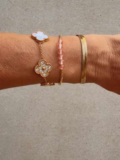 Diamond Clover Bracelet