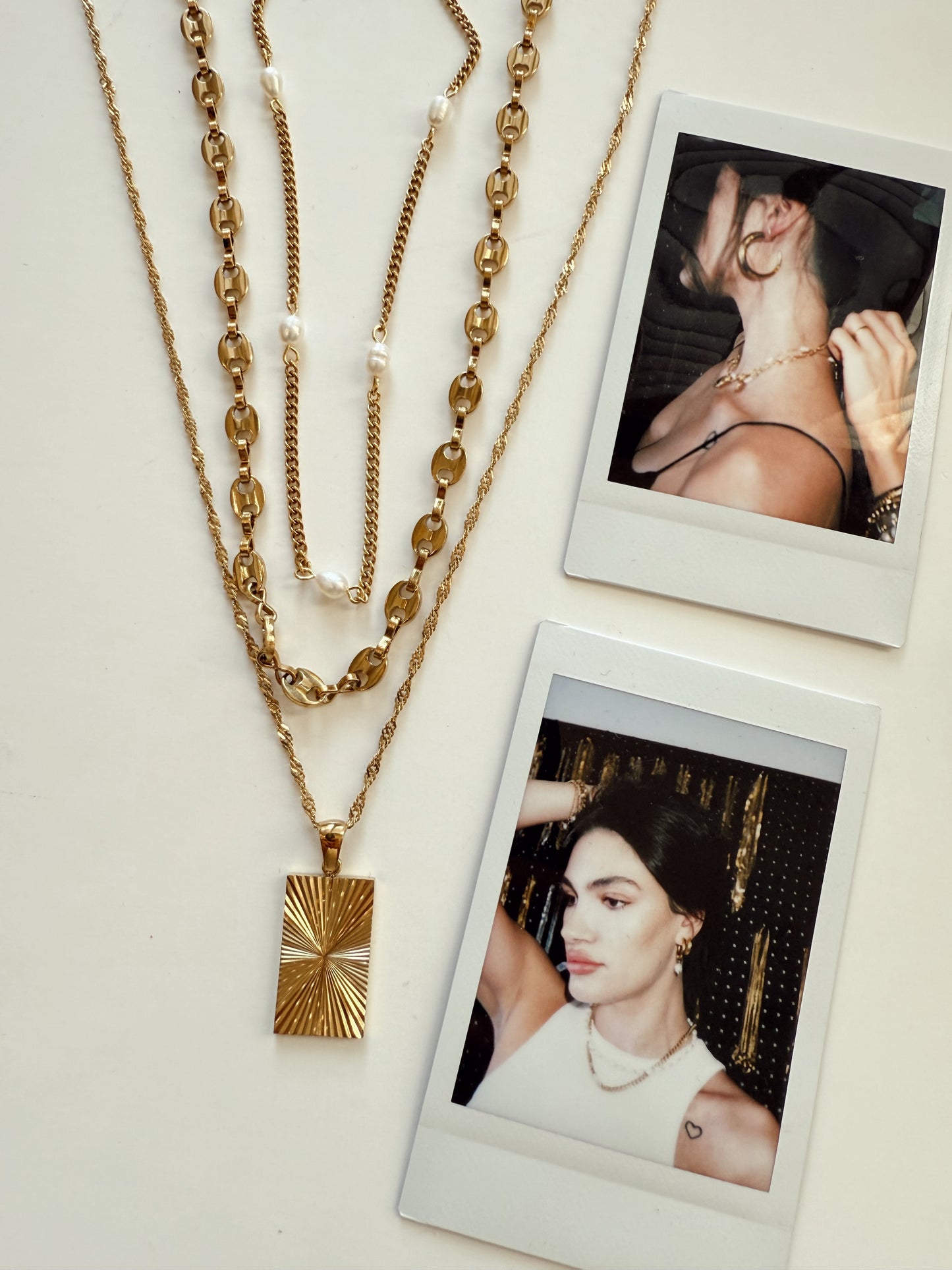 Golden Ray Pendant Necklace