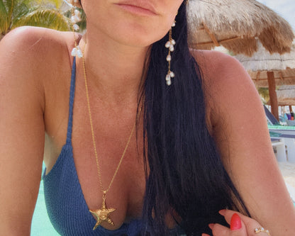 Swirled Starfish Necklace