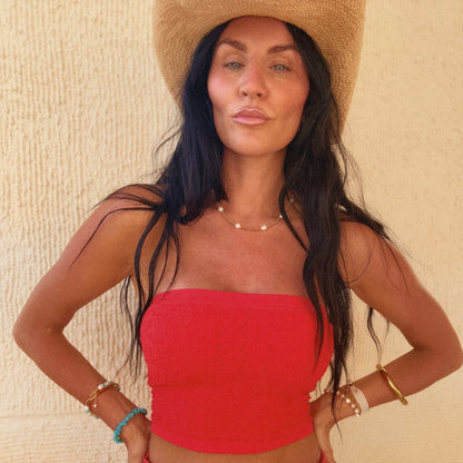 Sunkissed Drifter Pearl Necklace