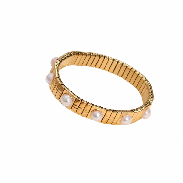Hera Pearl Bangle