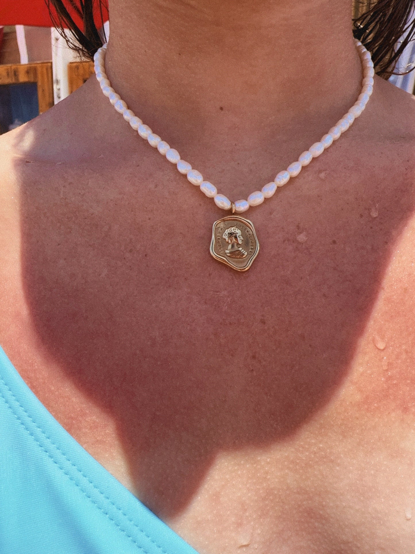 Seaside Sovereign Pearl Necklace