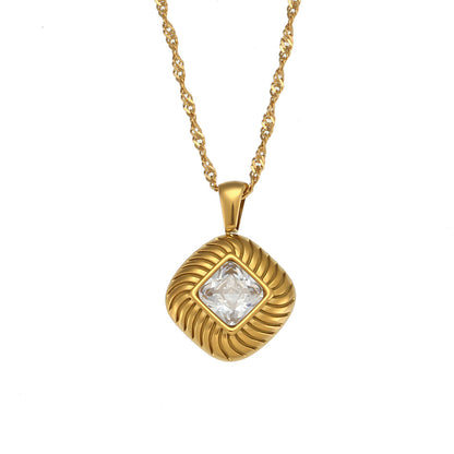 Marly White Stone Necklace