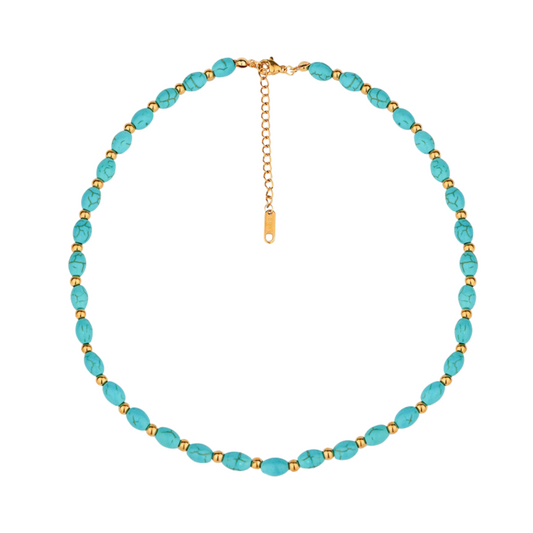 Rodeo Lights Turquoise Necklace