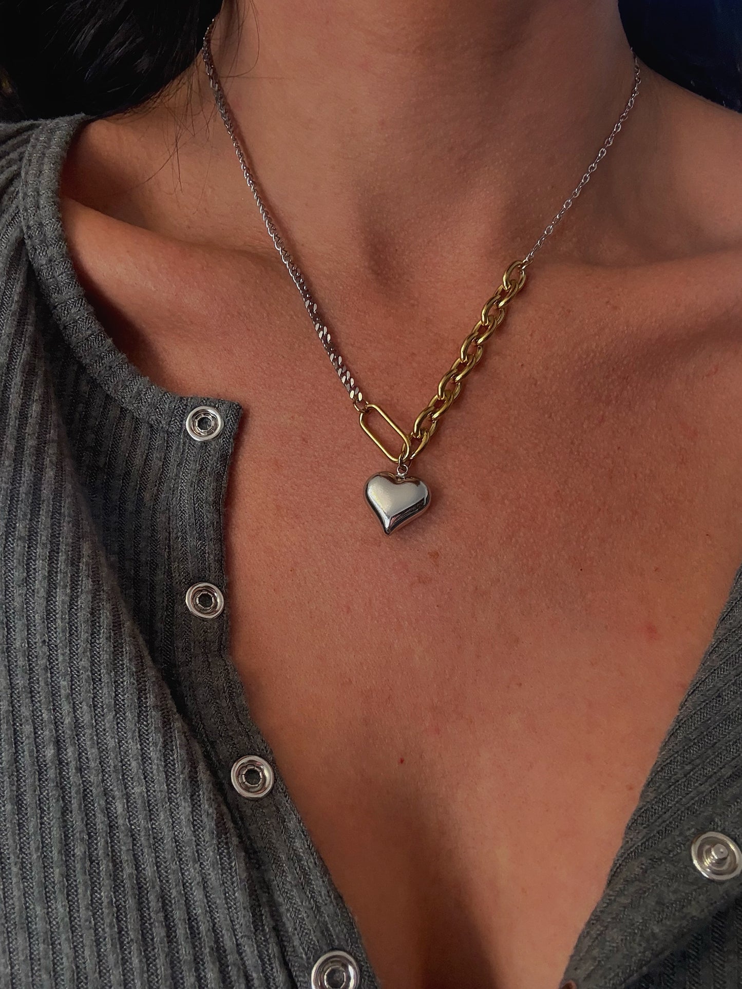 Mixed Love Heart Necklace