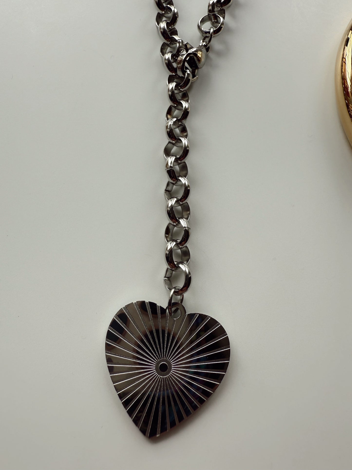 Silver Hearts Necklace