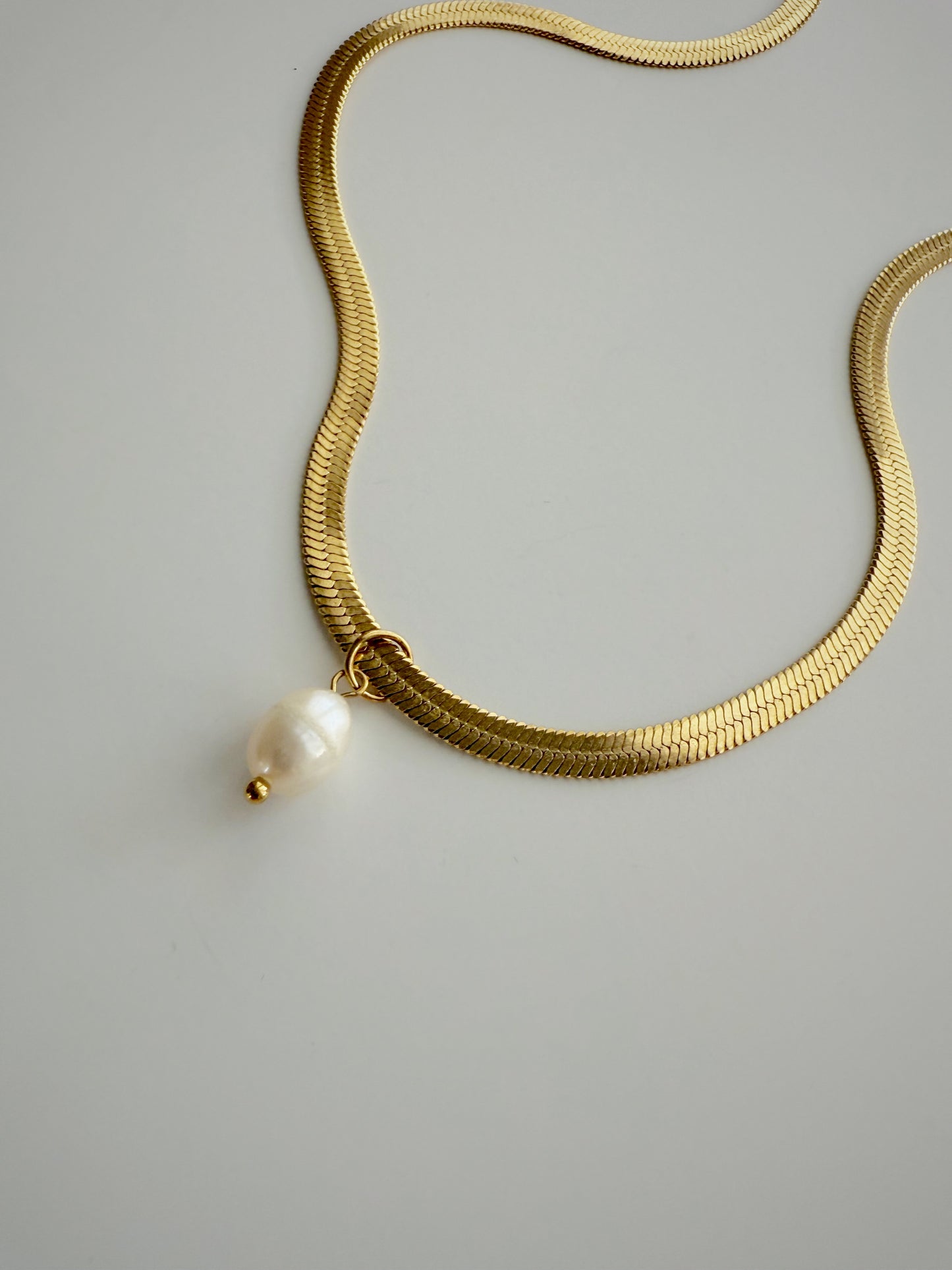 Classic Pearl Drop Necklace