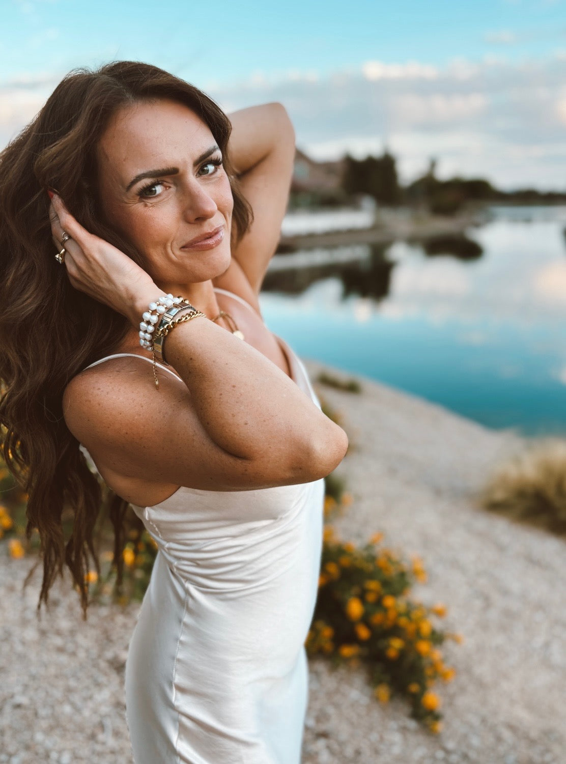 Cala Pearl Charm Bracelet