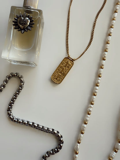 Aligned in Gold Necklace