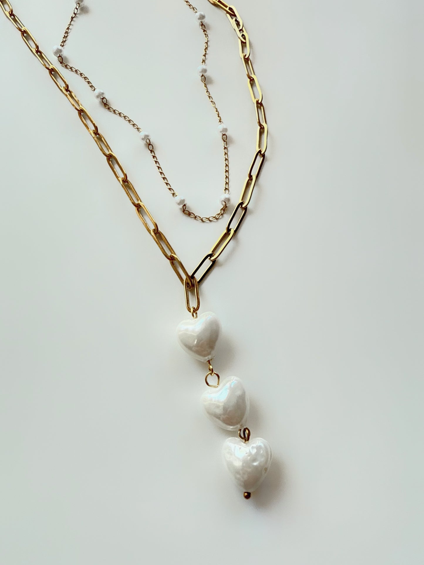 Lover Girl Heart Pre-Stacked Necklace