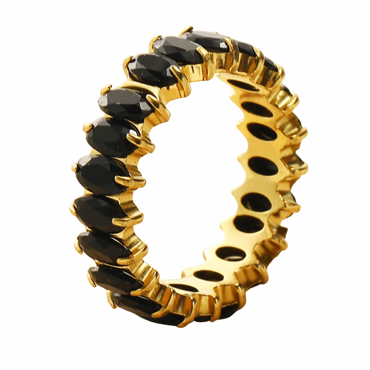 Black Stone Ring
