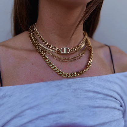 Edgy Cuban Chain Choker