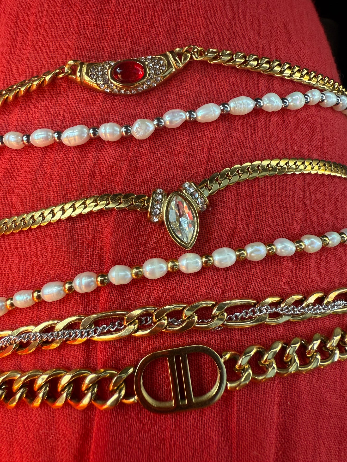 Meredith Marquise Necklace