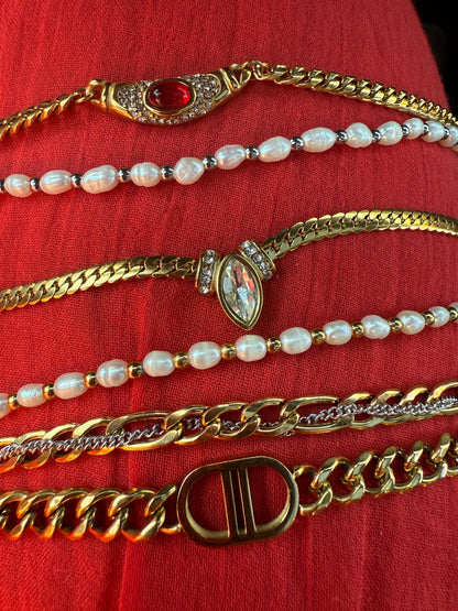 Meredith Marquise Necklace