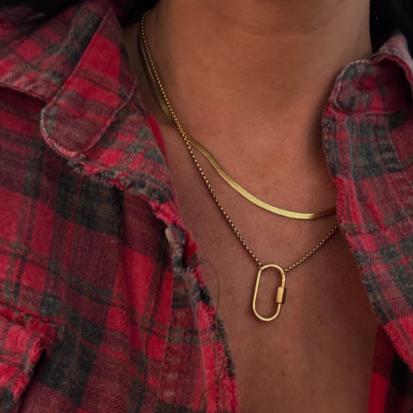 18k Dainty Gold Icon Necklace