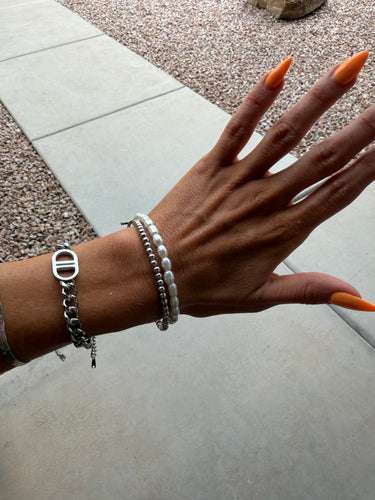 Isabelle Pearl Double Layer Bracelet