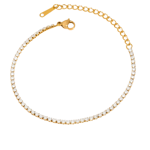 Dainty Ice Tennis Bracelet