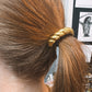 Gold French Twist Hair Tie