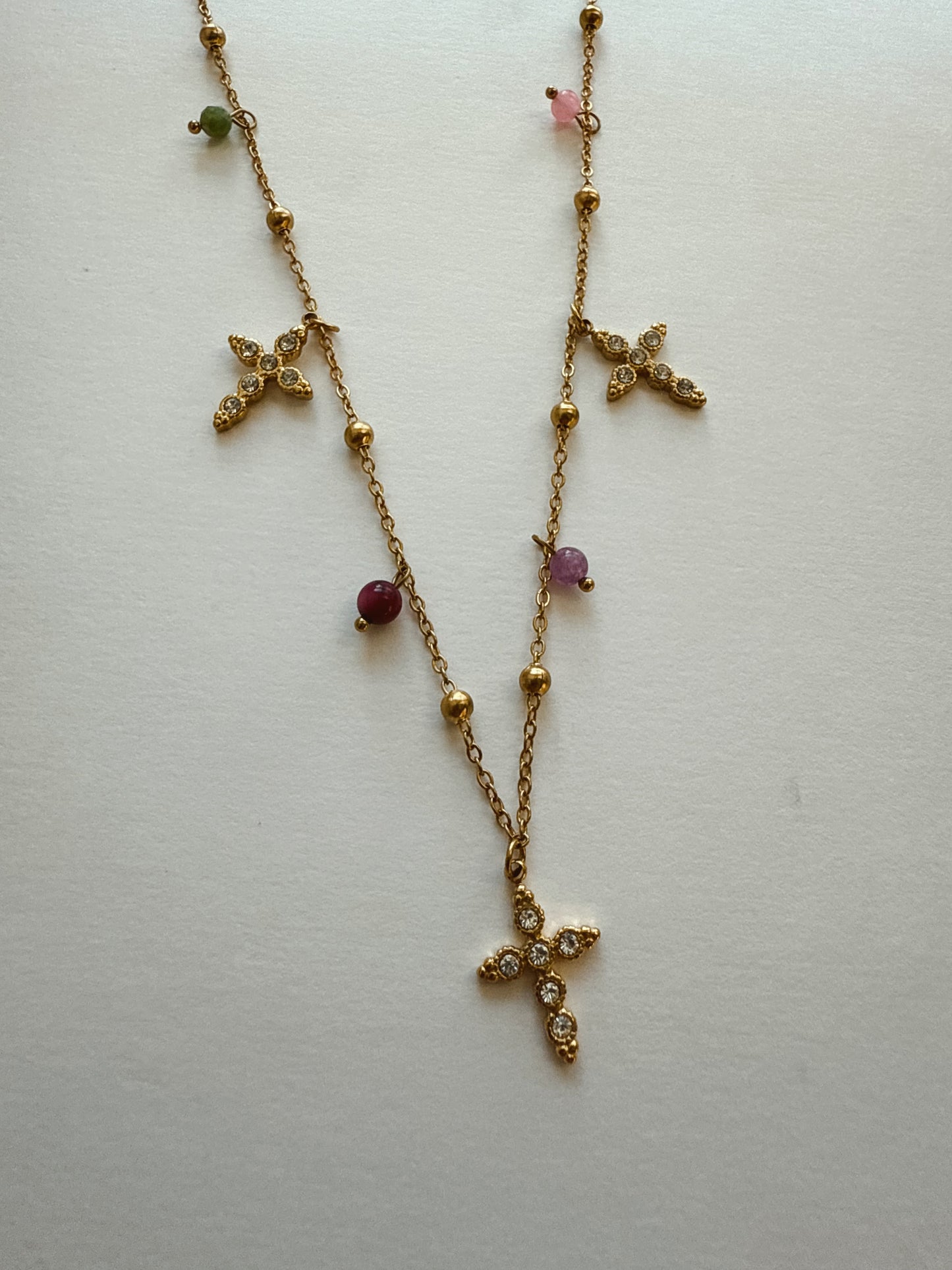 Mary Cross Necklace