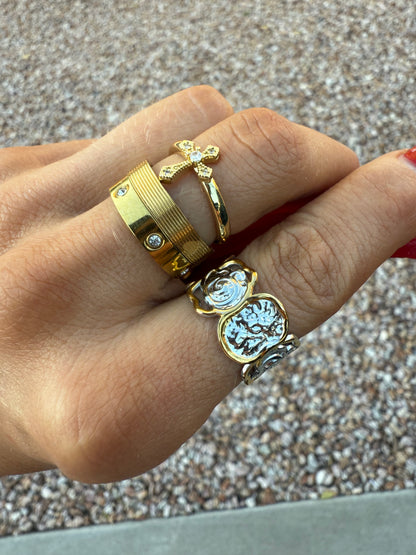 Reverie Cross Open Ring