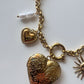 Love Letters Charm Locket Necklace