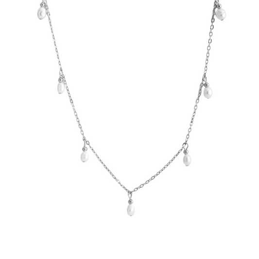 Elodie Dainty Pearls Necklace