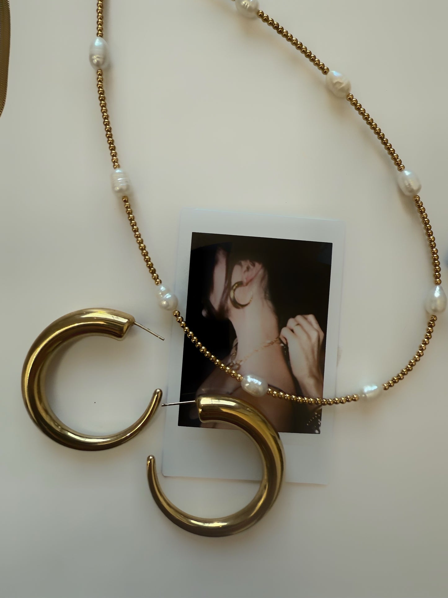 Sunkissed Drifter Pearl Necklace