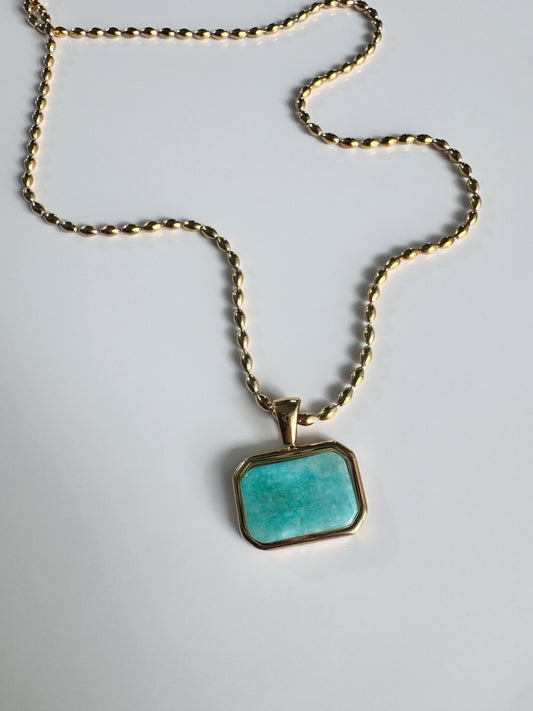 Turqs + Caicos Stone Necklace