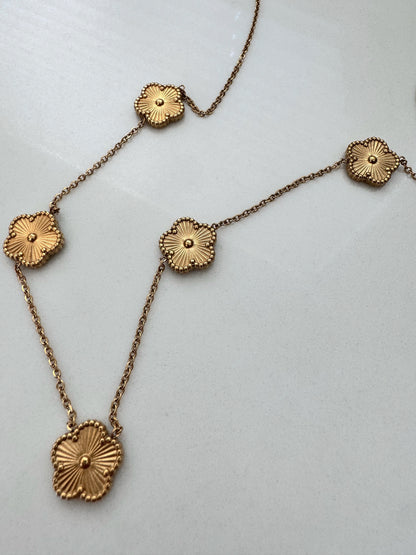 Gold Clover Necklace
