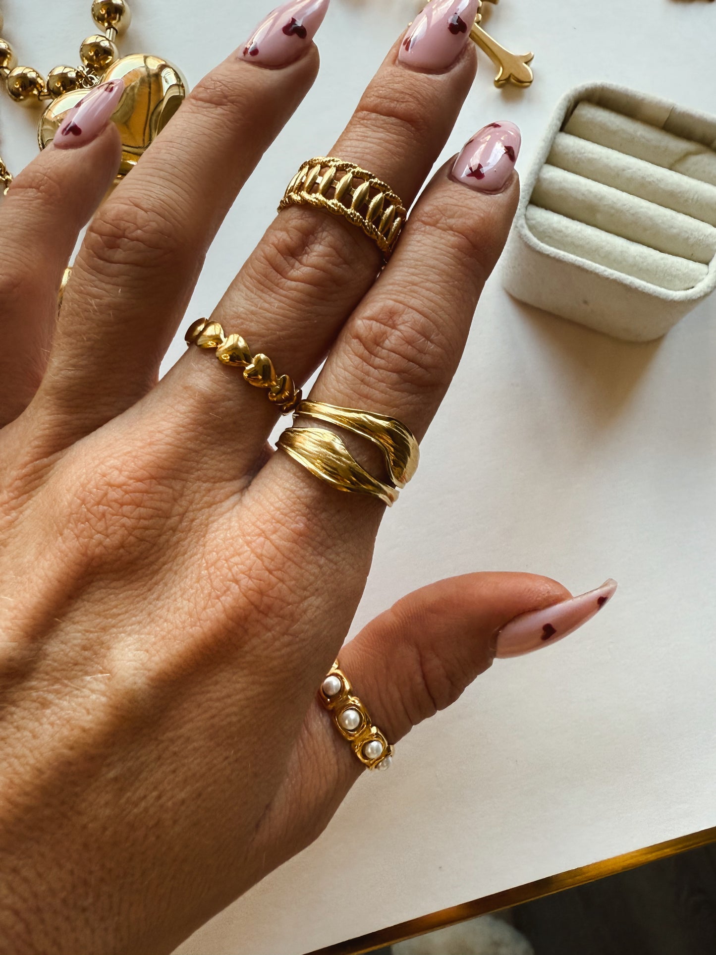 My Heart Adjustable Ring