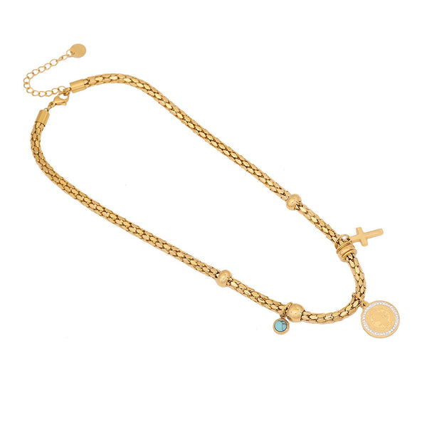 Scottie Cross Charm Necklace