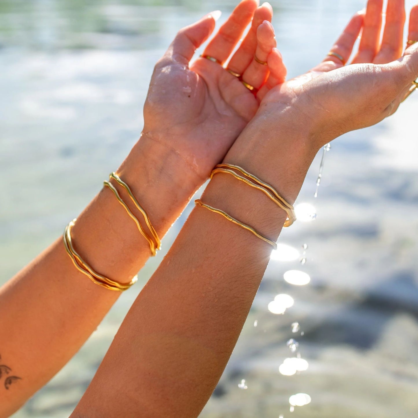 Wavy Stacking Bangle