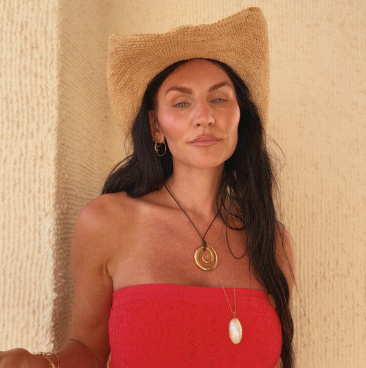 Costa Spiral Bolo Necklace