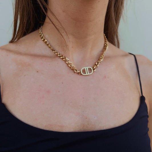 Edgy Cuban Chain Choker